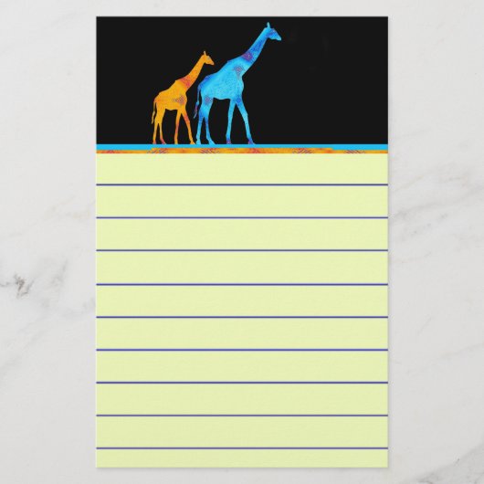 Giraffe Briefpapier (Voorkant)