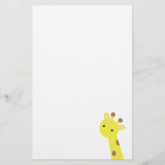 Giraffe Briefpapier (Voorkant)