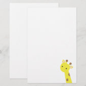 Giraffe Briefpapier (Voorkant / Achterkant)