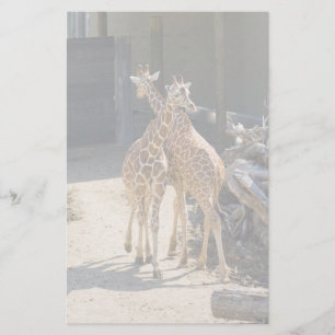 giraffe briefpapier