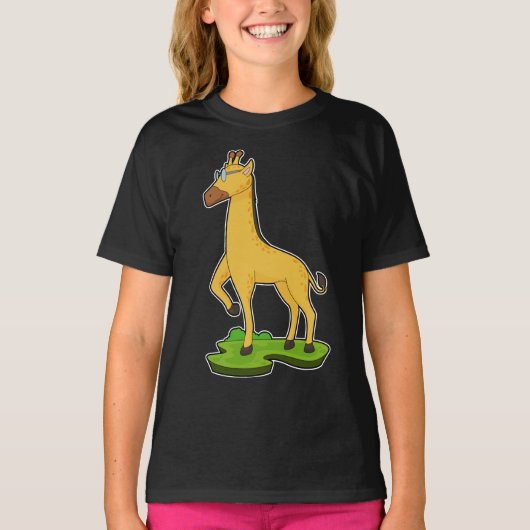 Giraffe bril t-shirt (Voorkant)