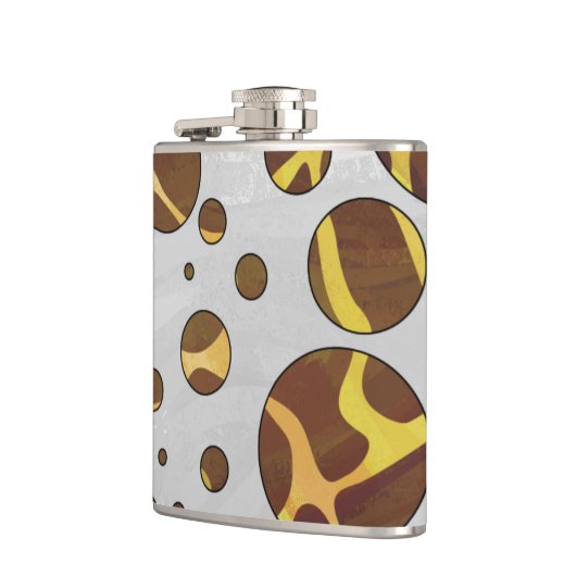 Giraffe Brown and Yellow Print Heupfles (Links)