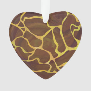 Giraffe Brown et jaune