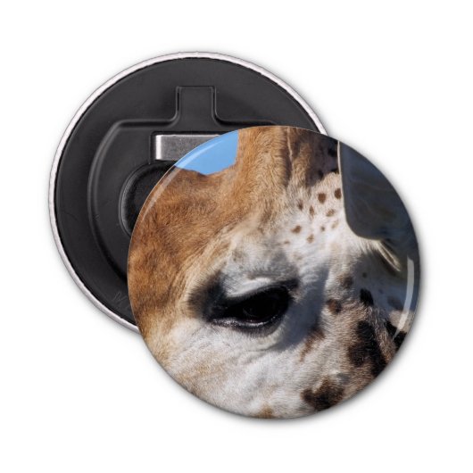 GIRAFFE BUTTON FLESOPENER (Voorkant)