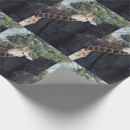 Giraffe Cadeaupapier (Hoek)