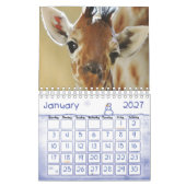 Giraffe Calendrier 2020 (Jan 2027)