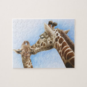 Giraffe & Calf Puzzle Legpuzzel