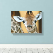Giraffe Canvas Afdruk (Insitu (Houten vloer))