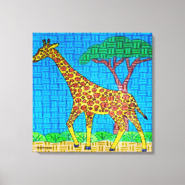 Giraffe - Canvas Afdruk