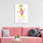 Giraffe Canvas Afdruk (Insitu (Woonkamer))