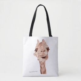 Giraffe Canvas Bag Draagtas