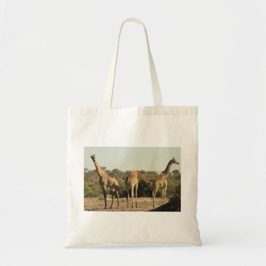 Giraffe canvas tas (Voorkant)