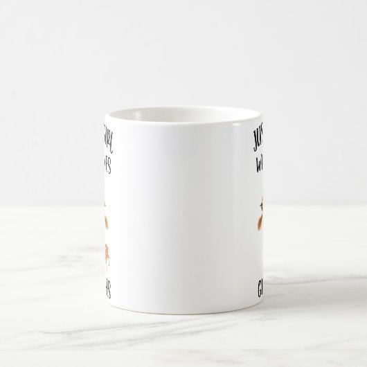 Giraffe Coffee Mok, gewoon een meisje dat van Gira Koffiemok (Center)