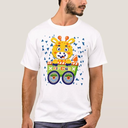 Giraffe cute t-shirt (Voorkant)