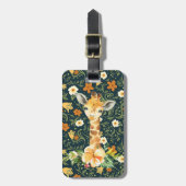 Giraffe Cutie Bagagelabel (Voorkant verticaal)