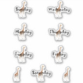Giraffe dagen op het Weekblad Sticker (Voorkant)