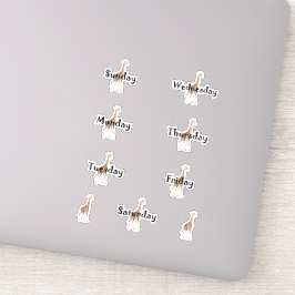 Giraffe dagen op het Weekblad Sticker