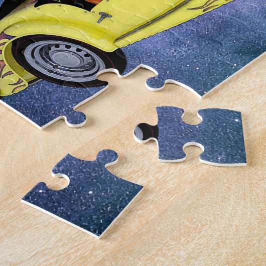 Giraffe dans l'espace Puzzle (Côté)