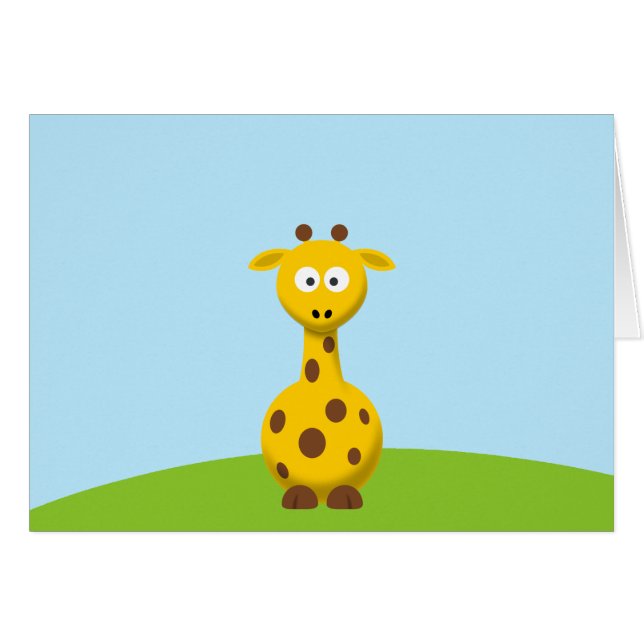 Giraffe de dessin (Devant Horizontal)