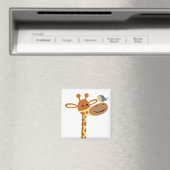 Giraffe de dessin animé et aimant ami (In Situ (Lave-vaisselle))