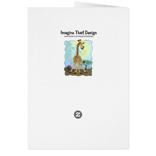 Giraffe de la Parade Animale (Dos)