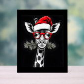 Giraffe de Noël Santa Hat Pajama Cadeau Famille Ma (Neutre)