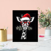 Giraffe de Noël Santa Hat Pajama Cadeau Famille Ma (Mariage)