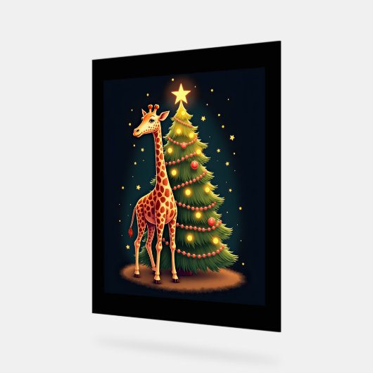 Giraffe de Noël Topper arbre officiel Funny Tall (Angle)