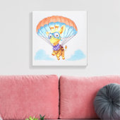 Giraffe de parachute en toile stretch (Insitu(Salon))