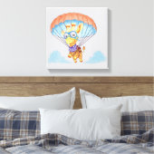 Giraffe de parachute en toile stretch (Insitu(Chambre))