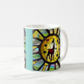Giraffe de verre teint Café Mug (Devant droit)