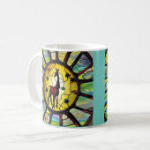 Giraffe de verre teint Café Mug (Devant gauche)