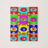 Giraffe decoratieve legpuzzel (Verticaal)