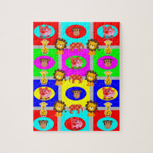 Giraffe decoratieve legpuzzel