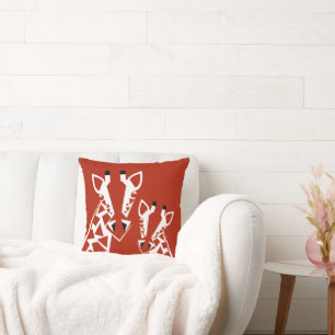 Giraffe décorative Coussin de coussin de la faune