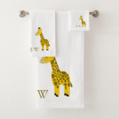 Giraffe Design Monogrammed (En situation)