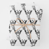 Giraffe dessinée avec papier d'enveloppement de lu (En situation)