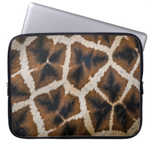 giraffe dier bont huid textuur wild leer patroon laptop sleeve