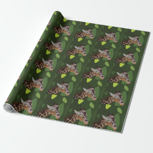 Giraffe Dier Cadeaupapier