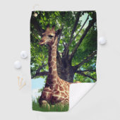 Giraffe Dier Gepersonaliseerd Golfhanddoek (Insitu)