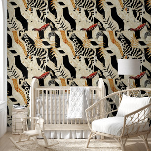 Giraffe Dier Prints Digitale Papieren Patronen Behang