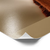 Giraffe dierentuin portret Wild Foto Afdruk (Hoek)