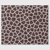 Giraffe dierlijk afdrukken cadeaupapier (Vlak)