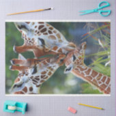 Giraffe Digitale Kunst Familie Decoupage Tissuepapier (Craft)
