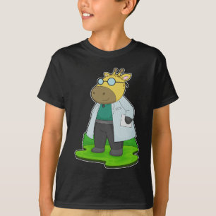 Giraffe Doctor's coat T-shirt