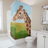 Giraffe Douchegordijn (In situ)