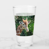 Giraffe - Drink glas - Scheerglas (Voorkant)