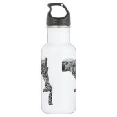 Giraffe- en Calf-vrijheidsflesje Waterfles (Achterkant)