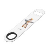 Giraffe en casquette d'hiver personnalisable (Devant angulaire)