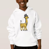 Giraffe en Gentleman avec Casquette, Cravate et Mo (Devant)